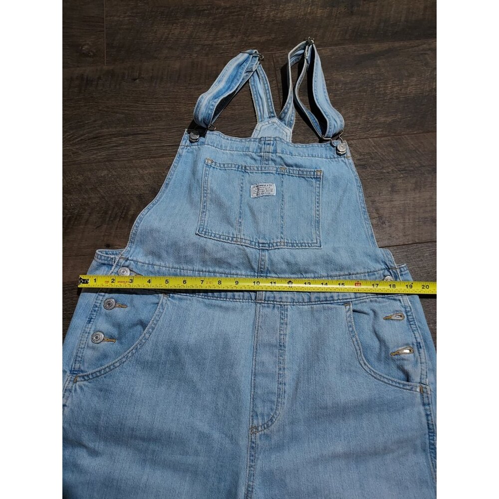 Overalls Slouchy Levi Carpenter Light Wash Jeans Size Large - Picture 8 of 12